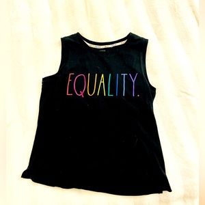 Rae Dunn “EQUALITY” Top XS